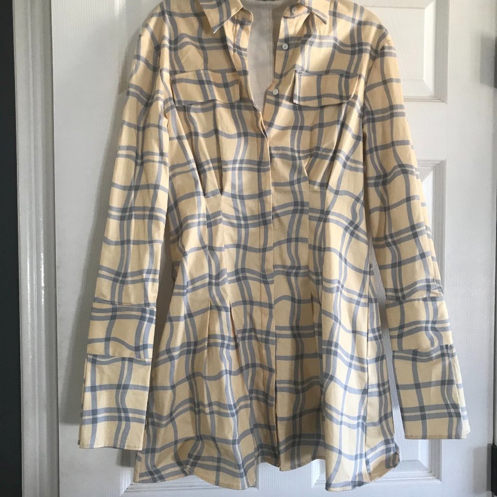 Urban Revivo Plaid Button Down Dress